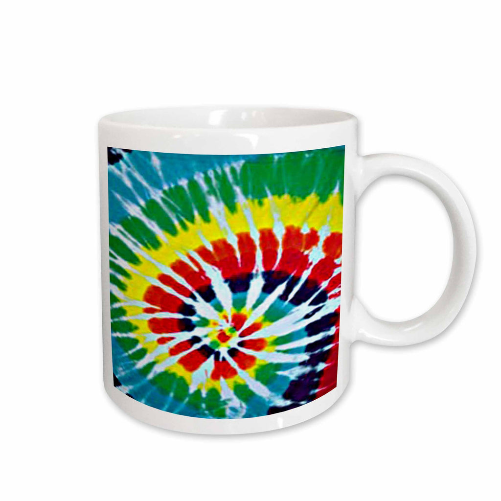 3dRose Sandy Mertens Color Designs - Tie Dye Art 1 - Mugs (mug_14276)