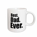 3dRose EvaDane - Quotes - Best Dad Ever - Mugs (mug_149806)