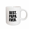 3dRose Best Papa Ever - Gifts for dads - Father nicknames - Good for Fathers... - Mugs (mug_151489)