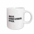 3dRose Best Godfather Ever - Gifts for God fathers or Goddads - god dad -... - Mugs (mug_151497)