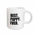 3dRose Best Pappy Ever - Gifts for Grandfathers - Granddad Grandpa nicknames -... - Mugs (mug_151515)