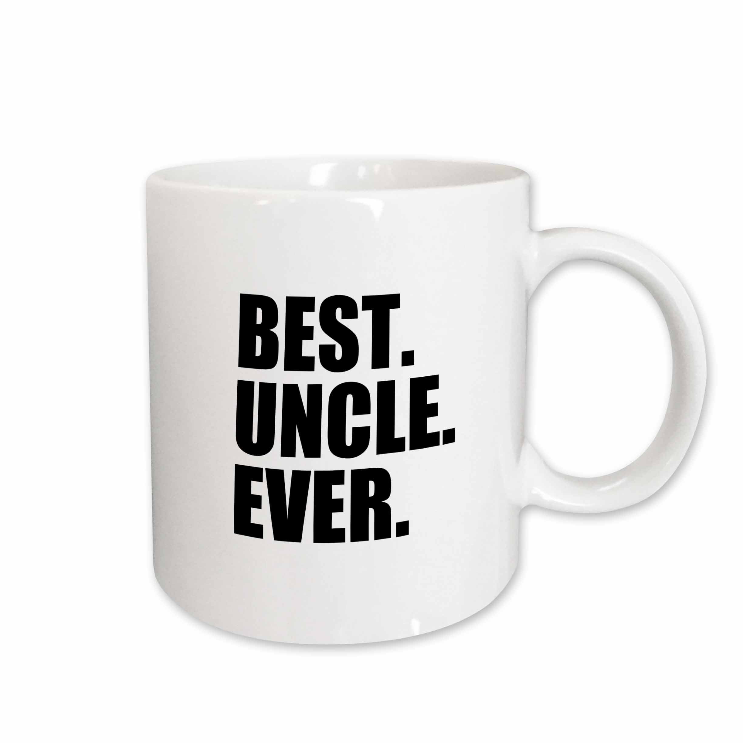 3dRose Best Uncle Ever - Family gifts for relatives and honorary uncles and... - Mugs (mug_151546)