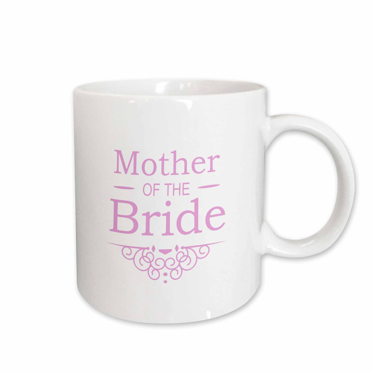 3dRose Mother of the Bride in pink - Wedding - part of matching marriage party... - Mugs (mug_151566)