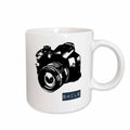 3dRose PS Creations - Smile Camera photographer art - Mugs (mug_152056)