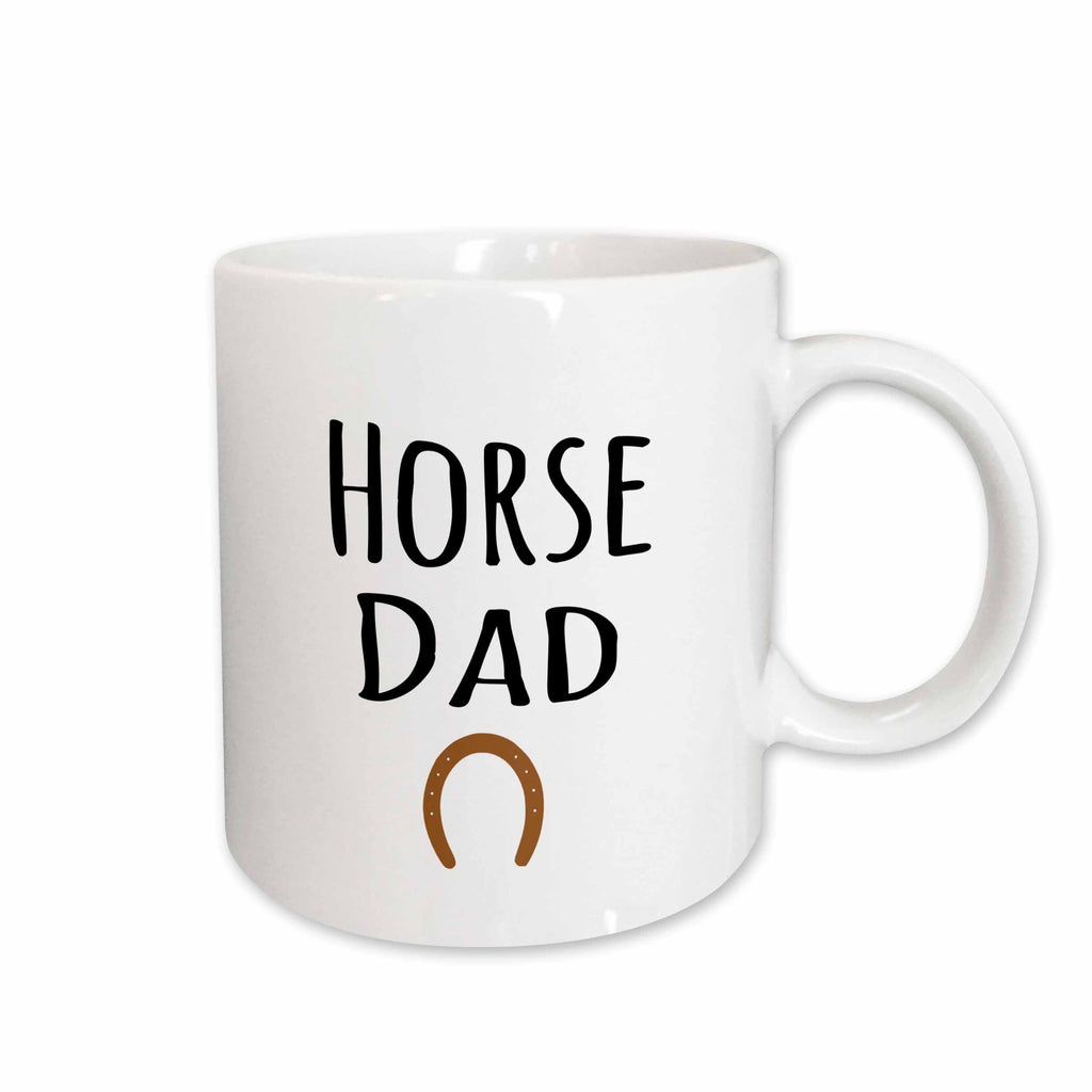 3dRose Horse Dad - for male equus owners and equine lovers - enthusiasts -... - Mugs (mug_154021)