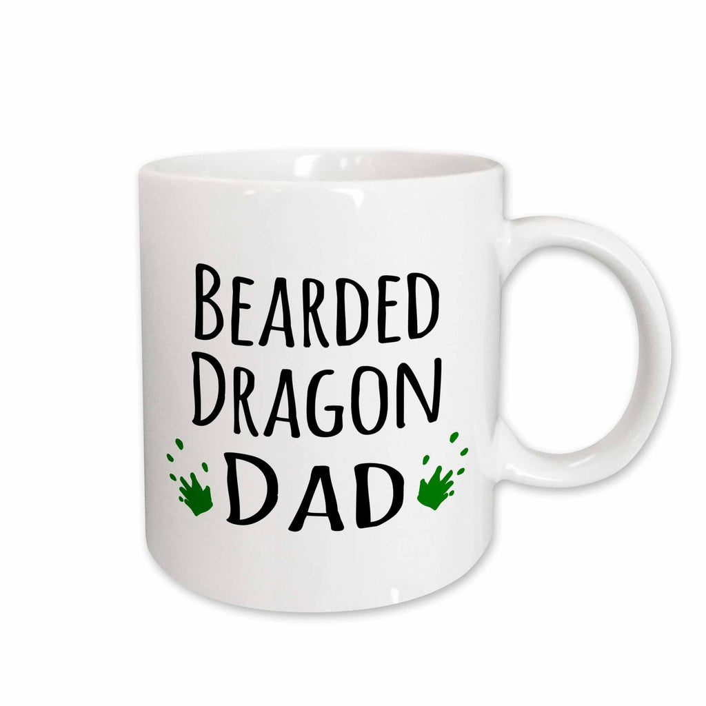 3dRose Bearded Dragon Dad - for lizard and reptile enthusiasts and pet owners -... - Mugs (mug_154023)