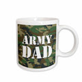 3dRose Janna Salak Designs Patriotic - Army Dad Green Camouflage - Mugs (mug_15404)