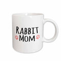 3dRose Rabbit Mom - for female bunny rabbit lovers and girl pet owners - with... - Mugs (mug_154043)