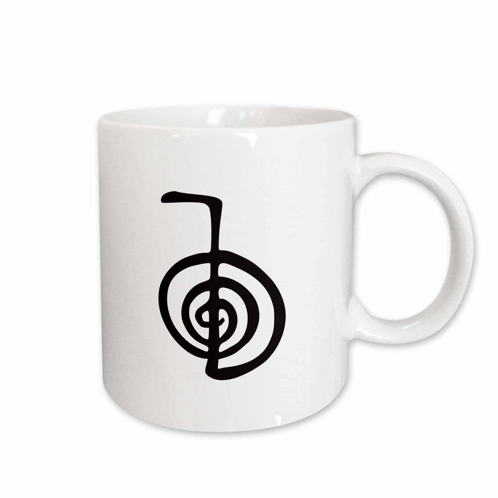 3dRose Reiki power symbol cho ku rei choku rei for protection cleaning clearing... - Mugs (mug_154526)