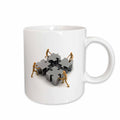 3dRose Wooden mannequins Pushing Puzzle Piece Pieces Together Team Work... - Mugs (Mug_155102)
