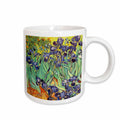 3dRose Irises by Vincent van Gogh 1889 - purple flowers iris garden - copy of... - Mugs (mug_155630)