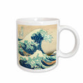 3dRose The Great Wave off Kanagawa by Japanese artist Hokusai - dramatic blue... - Mugs (mug_155631)