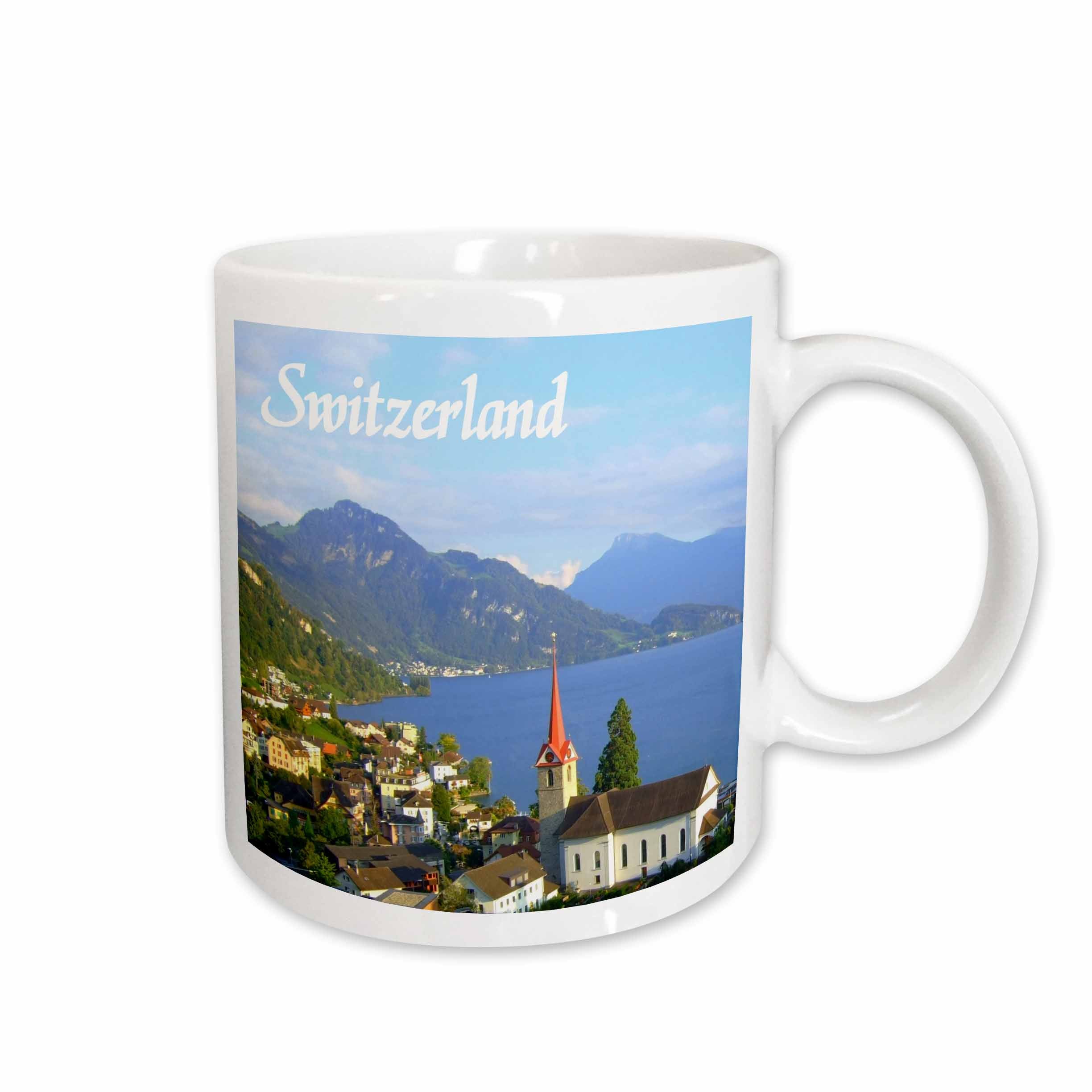 3dRose Switzerland tourist travel souvenir - Swiss landscape photo of pretty... - Mugs (mug_155661)