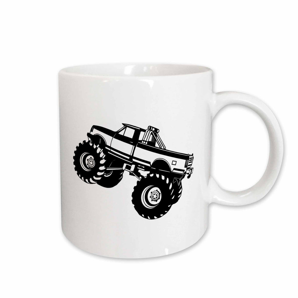3dRose EvaDane - Signs - Monster Truck - Mugs (mug_157406)