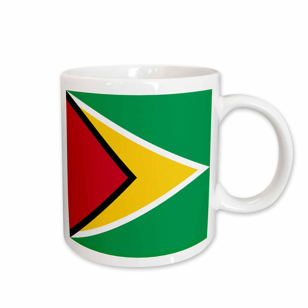 3dRose Flag of Guyana - The Golden Arrow - Co-operative Republic South America... - Mugs (mug_157815)