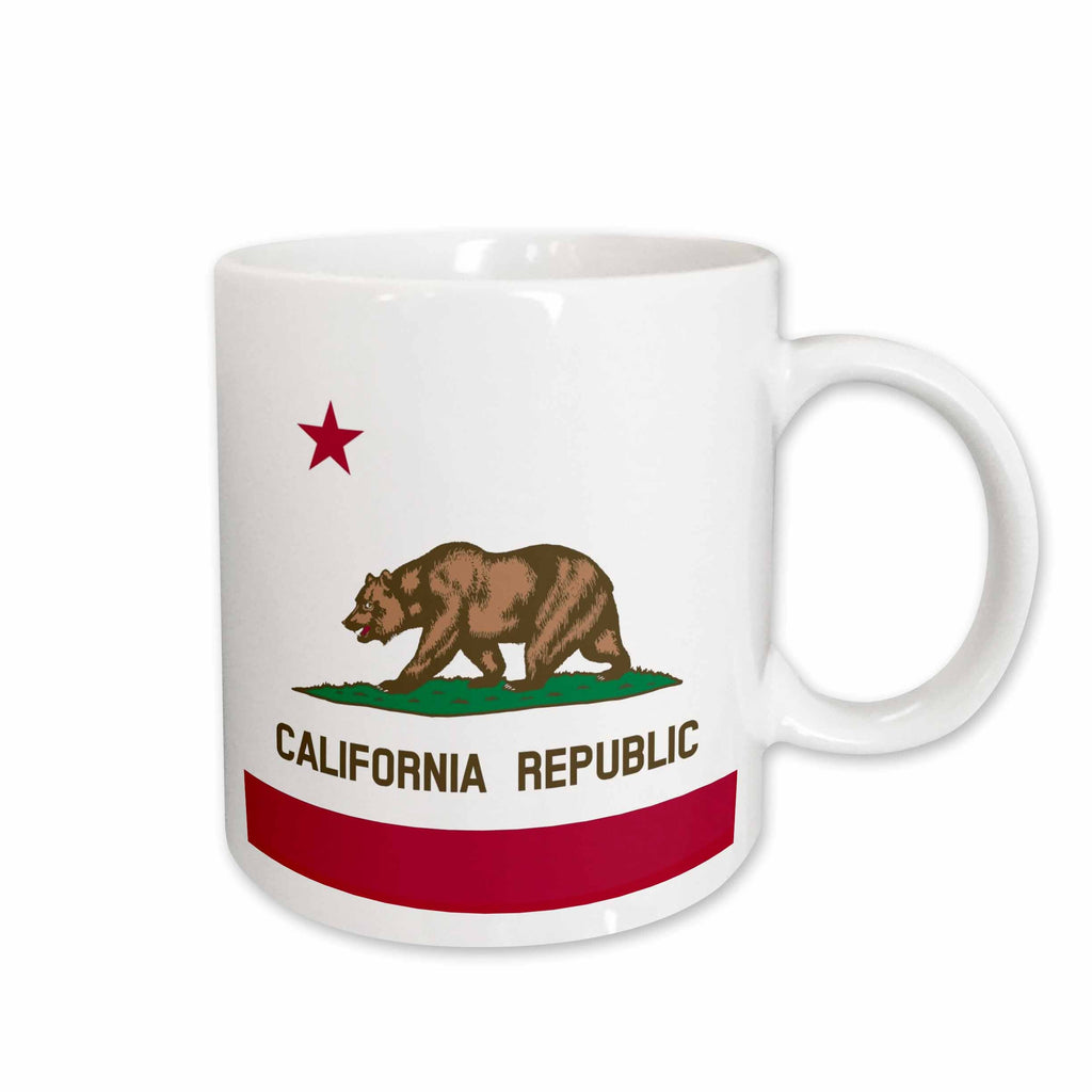 3dRose Flag of California Republic - US American state - United States of... - Mugs (mug_158295)