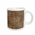 3dRose ToryAnne Collections Backgrounds - Brown, tan, and black cheetah print - Mugs (mug_162251)