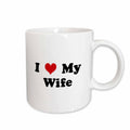 3dRose Mark Andrews ZeGear Love - I Love My Wife - Mugs (mug_16584)