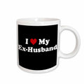 3dRose Mark Andrews ZeGear Love - I Love My Ex Husband - Mugs (mug_16589)