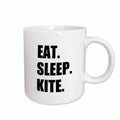 3dRose Eat Sleep Kite - Kitesurfing Kiteboarding Kitesurfer kiteboarder surf - Mugs (Mug_180416)