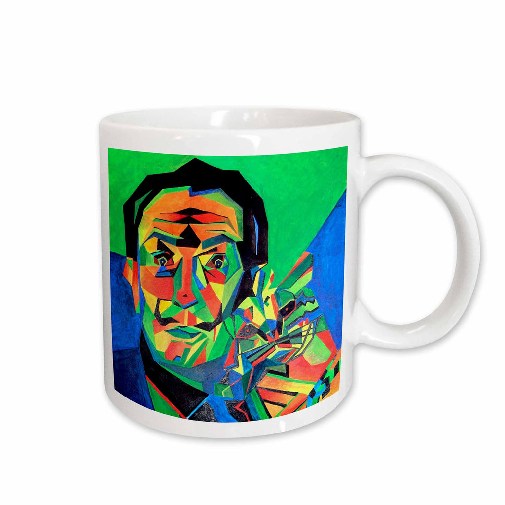 3dRose Taiche Acrylic Art - Salvador Dali Abstract - Mugs (mug_18275)