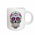 3dRose EvaDane - Signs - Sugar skull, Pink - Mugs (mug_186236)