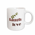 3dRose PS Inspirations - Live Laugh Love - Mugs (mug_186719)