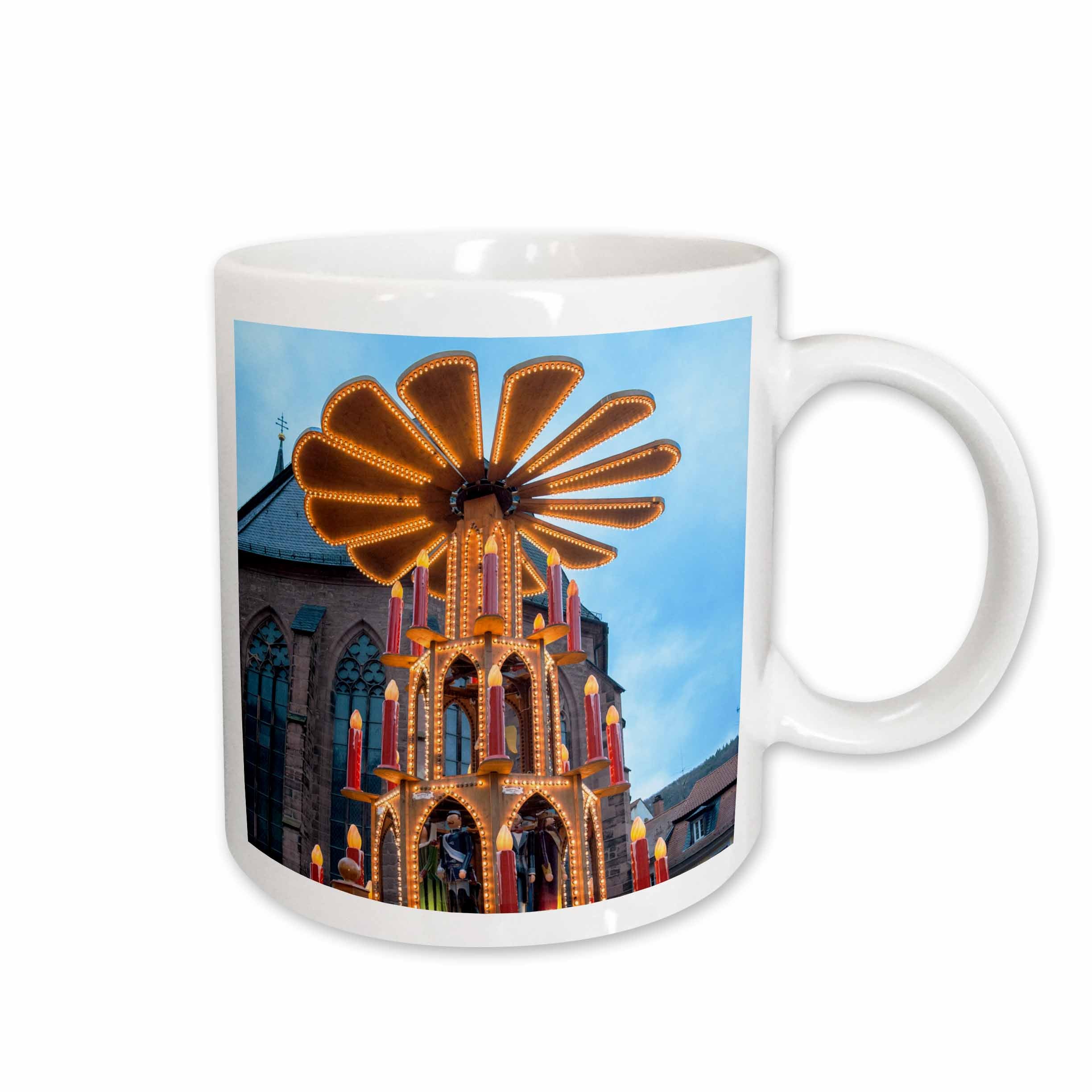 3dRose Pyramid Gluhwein booth, Christmas market, Heidelberg, Germany - Mugs (mug_188546)