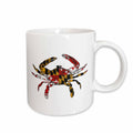 3dRose EvaDane - Signs - Maryland Crab Flag. - Mugs (mug_193242)