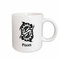 3dRose Edmond Hogge Jr – Zodiac Signs - Pisces Sign - Mugs (mug_214711)