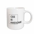3dRose Tory Anne Collections Quotes - CSS IS AWESOME - Mugs (mug_221166)