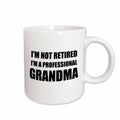 3dRose Im not Retired Im a Professional Grandma - funny grandmother gift - Mugs (mug_232487)