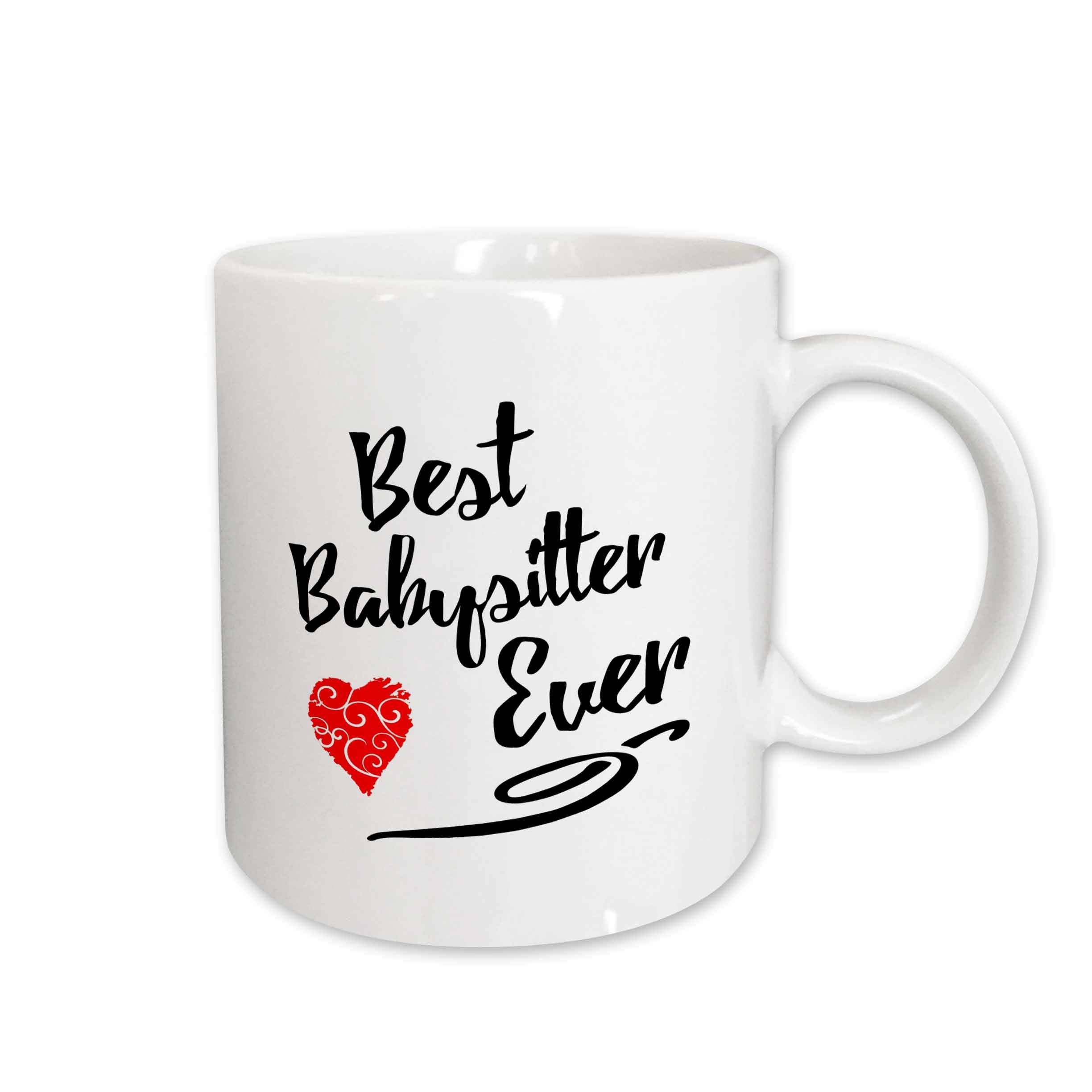 Personalized & Funny Babysitter Coffee Mug – Best Babysitter Ever Gift Idea