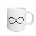 3dRose Houk Digital Design Symbols - Infinity Symbol on white background - Mugs (mug_24235)