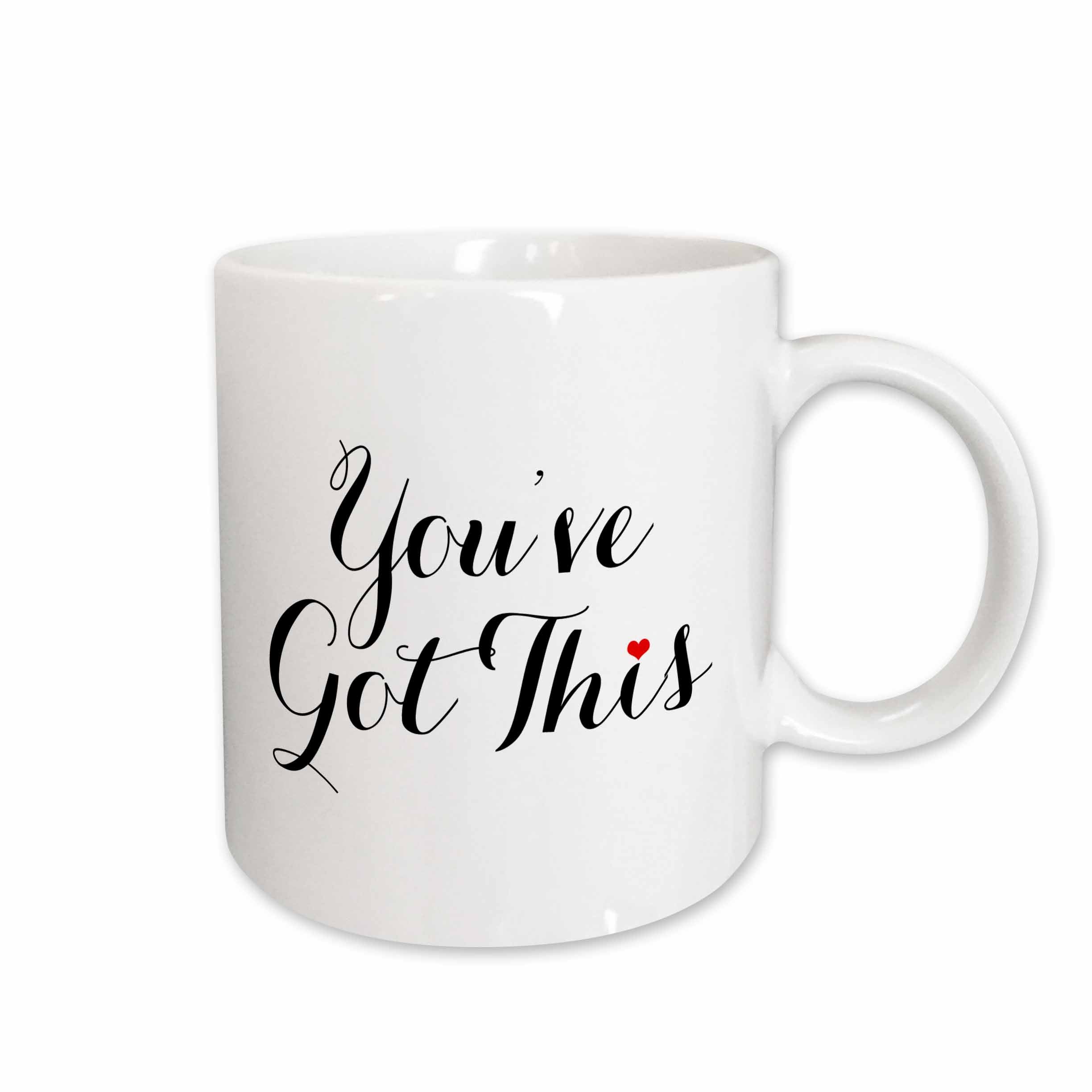 3dRose Janna Salak Designs Inspirational Art - Youve Got This - Mugs (mug_252150)
