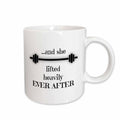 3dRose BrooklynMeme Fitness - And she lifted heavily ever after - Mugs (mug_252212)