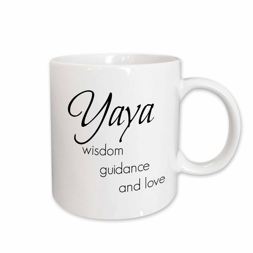 3dRose BrooklynMeme Sayings - Yaya wisdom, guidance, love - Mugs (mug_253720)
