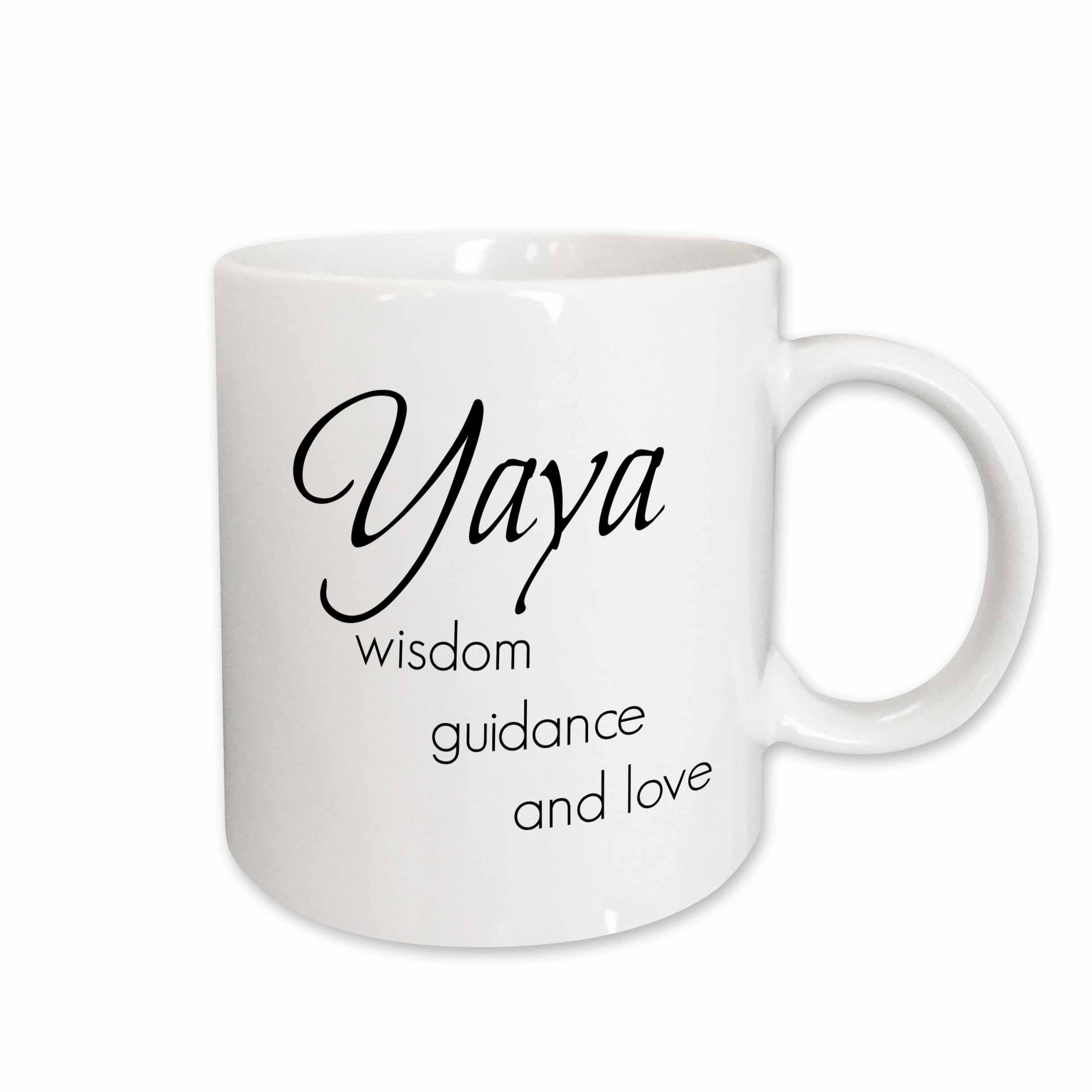 3dRose BrooklynMeme Sayings - Yaya wisdom, guidance, love - Mugs (mug_253720)