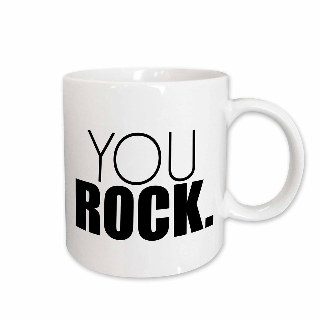 3dRose BrooklynMeme Sayings - You ROCK. - Mugs (mug_253741)