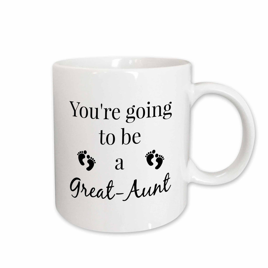 3dRose BrooklynMeme Sayings - Youre going to be a Great Aunt - Mugs (mug_256668)