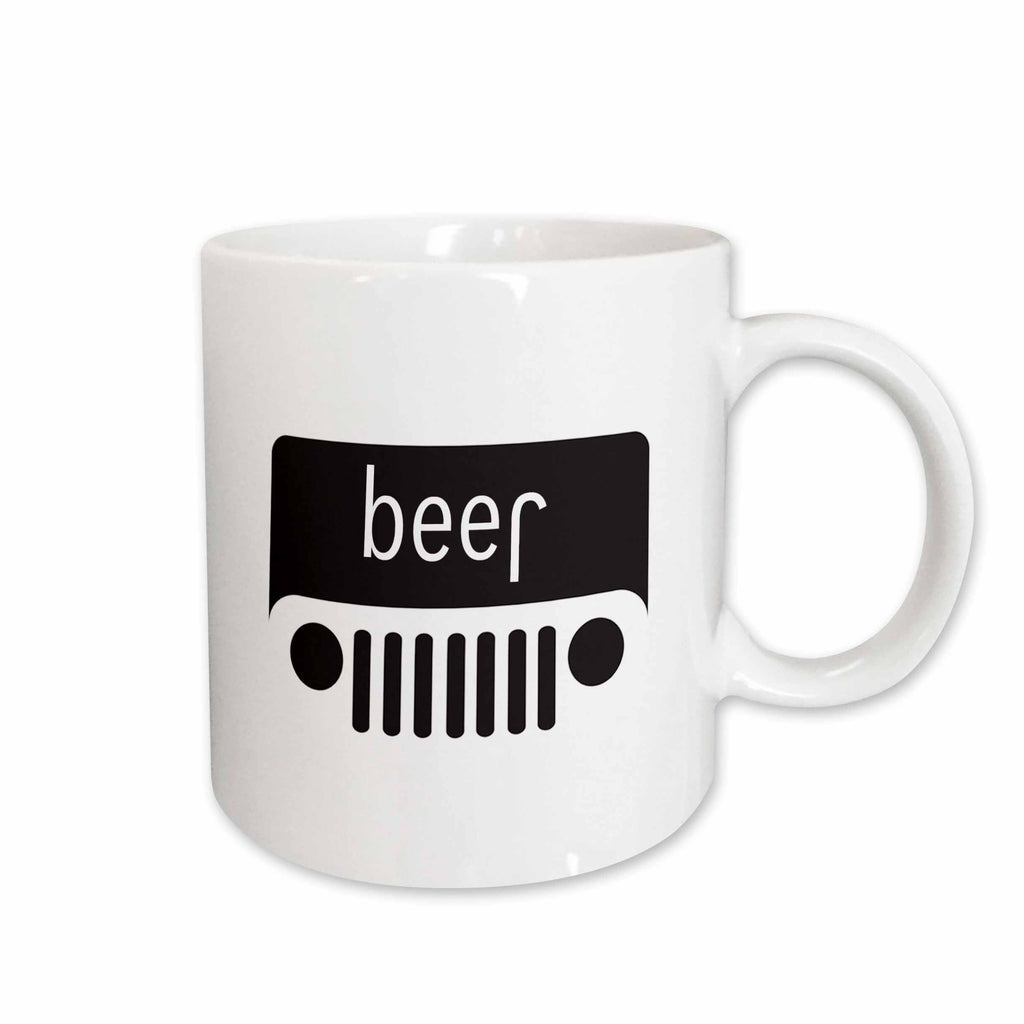 3dRose Tory Anne Collections Quotes - BEER TEXT ON TRUCK - Mugs (mug_266026)