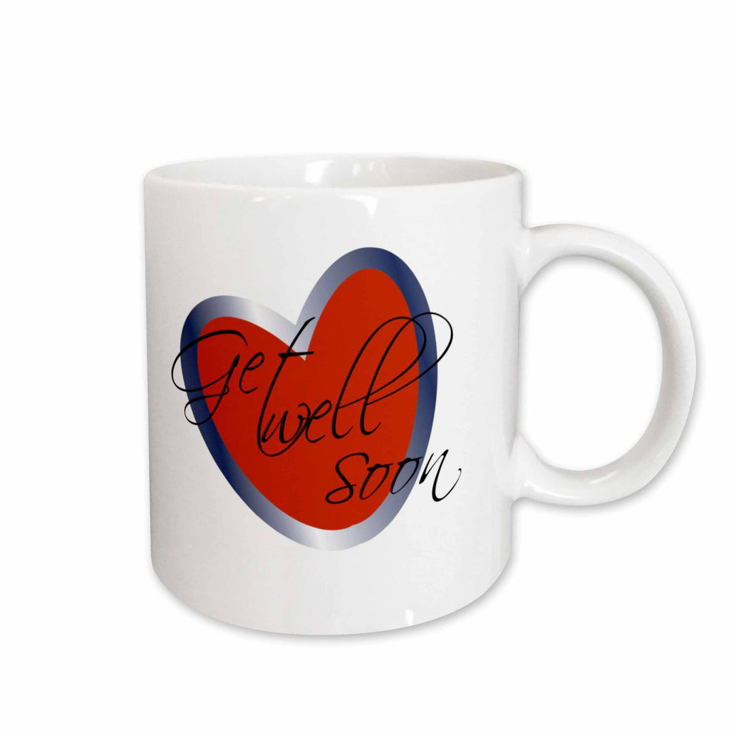 3dRose TNMGraphics Health - Get Well Soon Heart - Mugs (mug_28987)