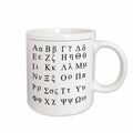 3dRose Florene Decorative - Greek Alphabet - Mugs (mug_38168)