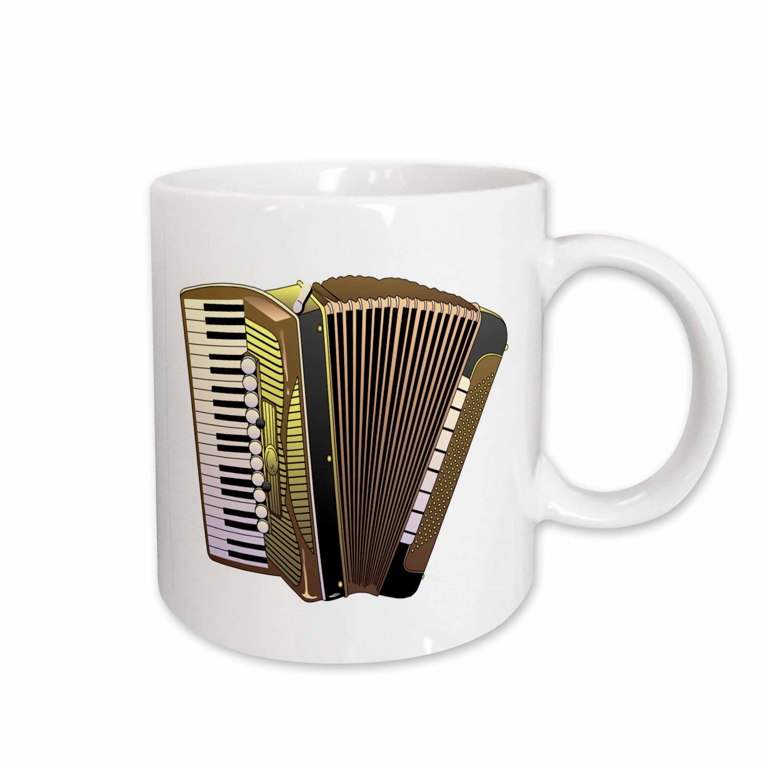 3dRose Florene Music - Accordian - Mugs (mug_38182)