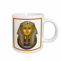 3dRose Florene Décor II - Framed Egyptian King Tut - Mugs (mug_39627)