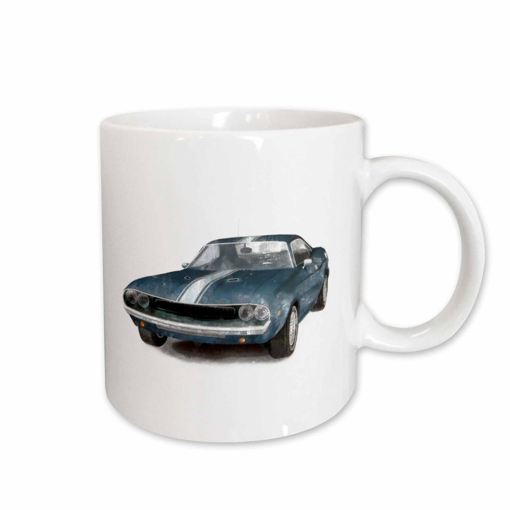 3dRose Boehm Digital Paint Automobile - Classic Muscle Car - Mugs (mug_40591)