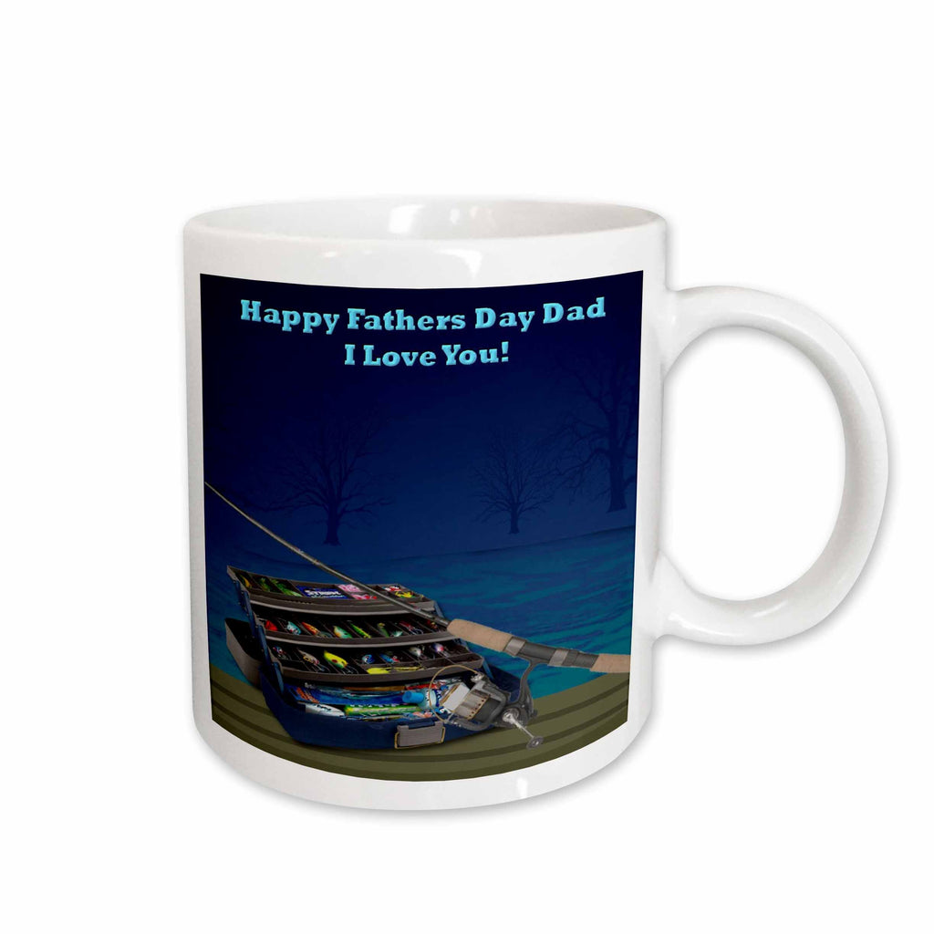 3dRose Edmond Hogge Jr Fathers Day - Happy Fathers Day Dad - Mugs (mug_40630)