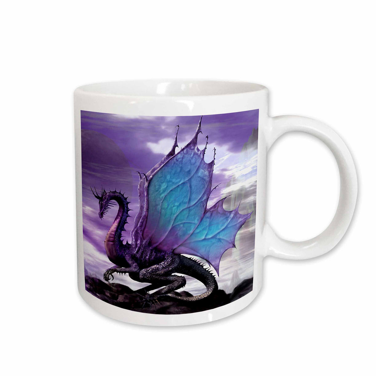 3dRose Kids Stuff - Fairytale Dragon - Mugs (mug_4145)