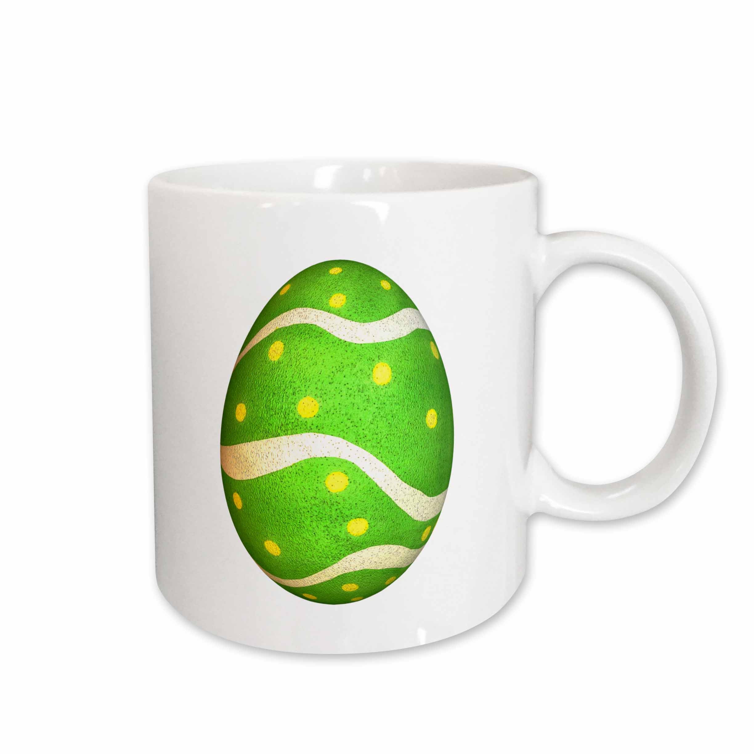 3dRose Boehm Graphics Holiday Easter - Dyed Spots Easter Egg - Mugs (mug_43233)