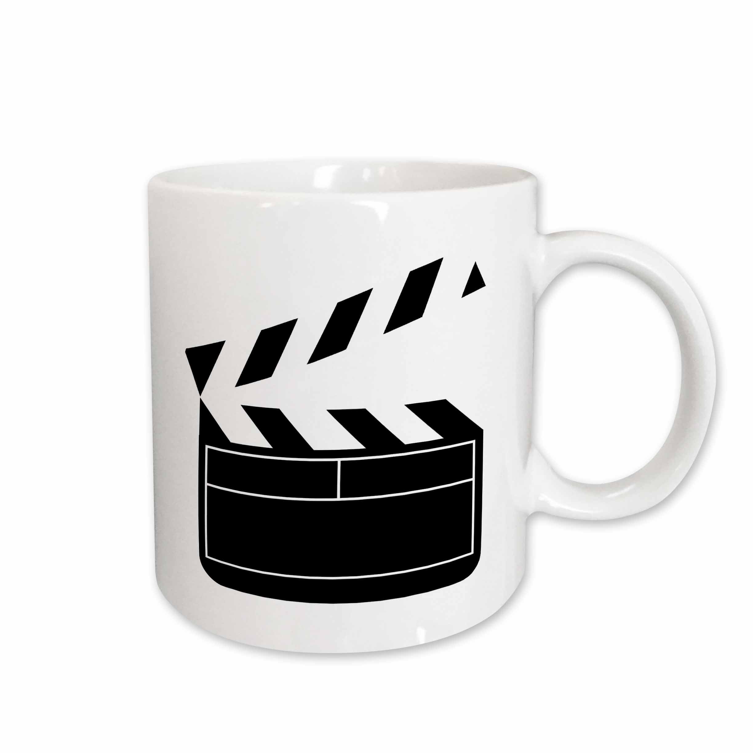 3dRose Florene Décor II - Movie Clapboard - Mugs (mug_43830)